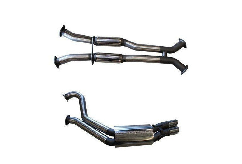 Manta | Dual 3″ Cat Back Exhaust System with Hotdog & Muffler | Holden Commodore VT–VZ V8 Sedan 1997–2006