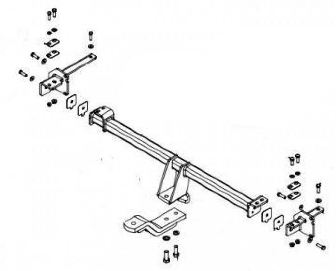 Trailboss - Towbar Suited For Renault Megane Hatch III B95 (2013 - 2016) - Defa…