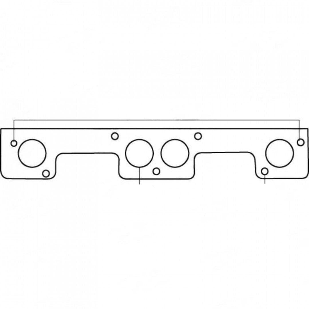 Holden Jackaroo & Rodeo, Petrol, Isuzu 4ZB1 1817cc, 4ZC1 1994cc, 4ZD1 2254cc & 4ZE, 4 Cylinders, Round Port - Exhaust Manifold Gasket
