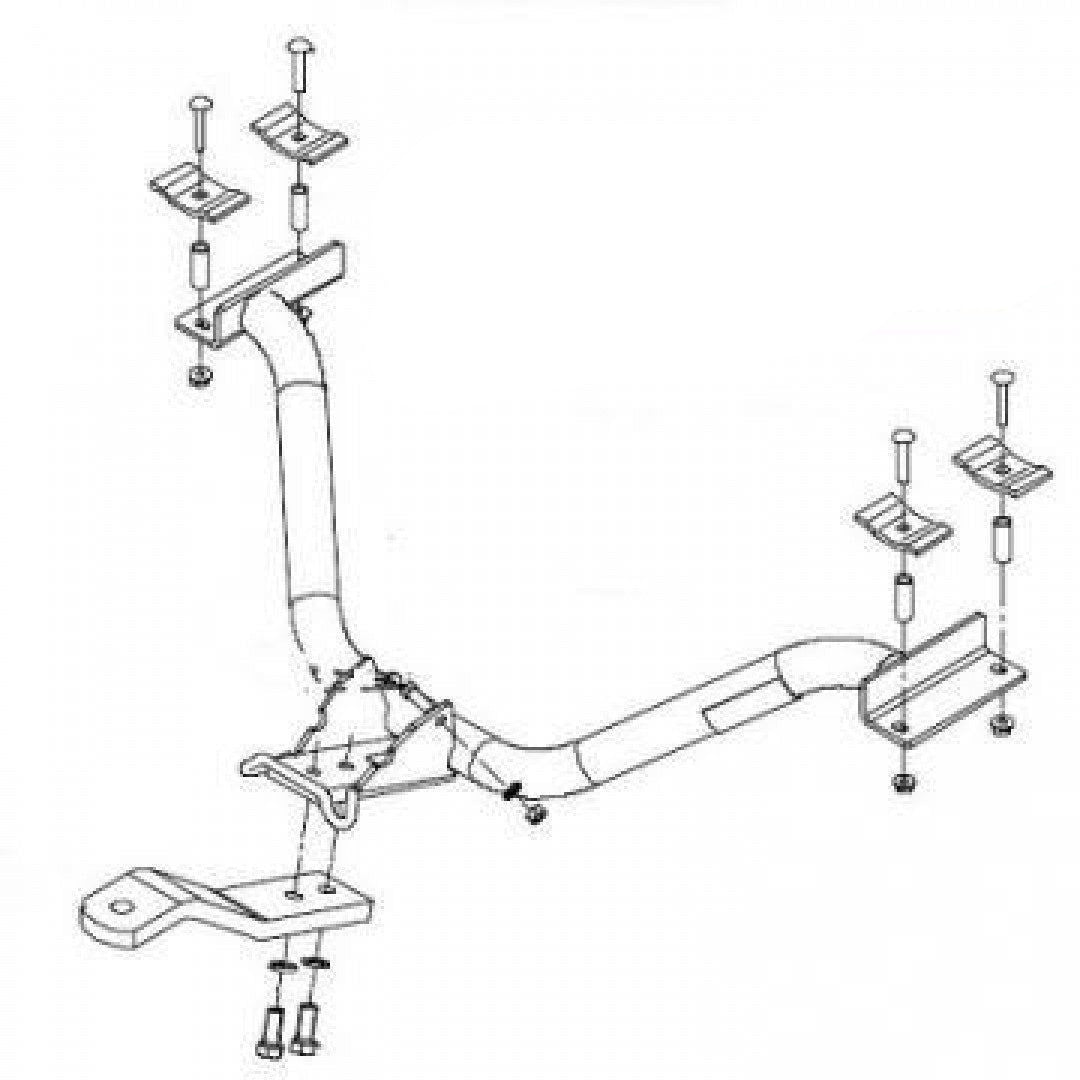 Trailboss - Towbar Suited For KIA RIO Hatch 4D (2003 - 2005)