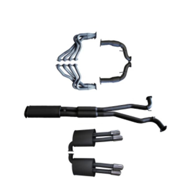 Manta | Twin 3″ Full Exhaust System with 1 7/8″ Headers Muffler/Mufflers | Holden WM WN Statesman Caprice V8 6.0L LWB Sedan 2006–2017