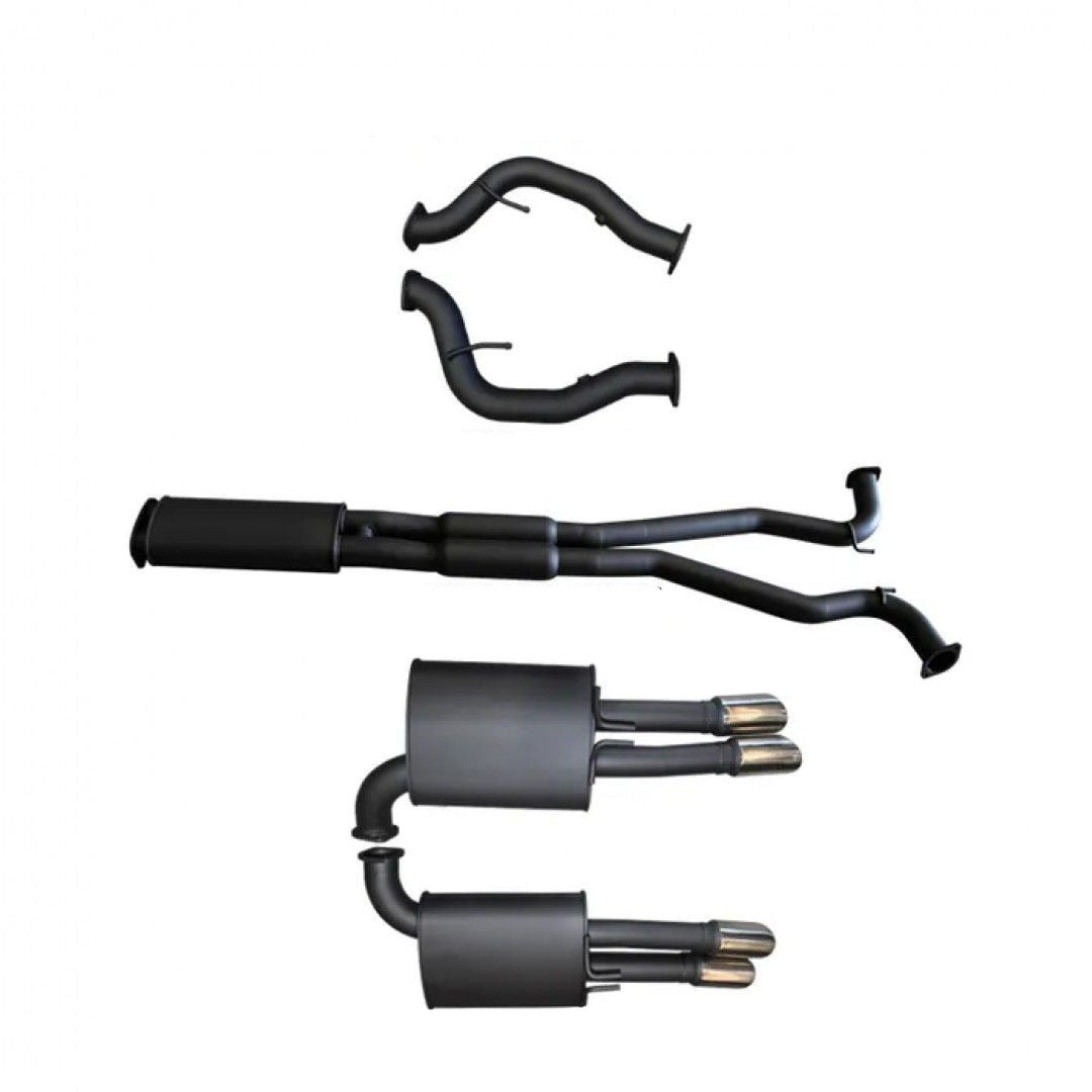 Manta | Twin 3″ Cat Back Exhaust System with Muffler/Muffler | Holden Statesman Caprice WM WN V8 6.0L LWB Sedan 2006–2017