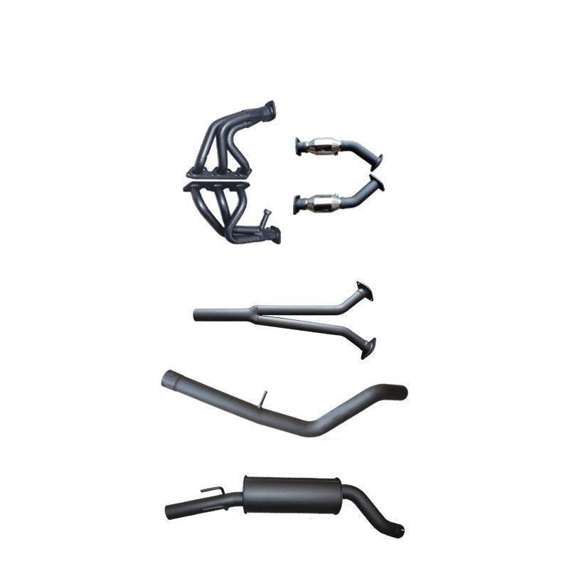 Manta | 2.5″ Full Exhaust System with Extractors WOM/Muffler | Holden Commodore VZ 3.6L V6 Sedan Ute Wagon 2004–2007