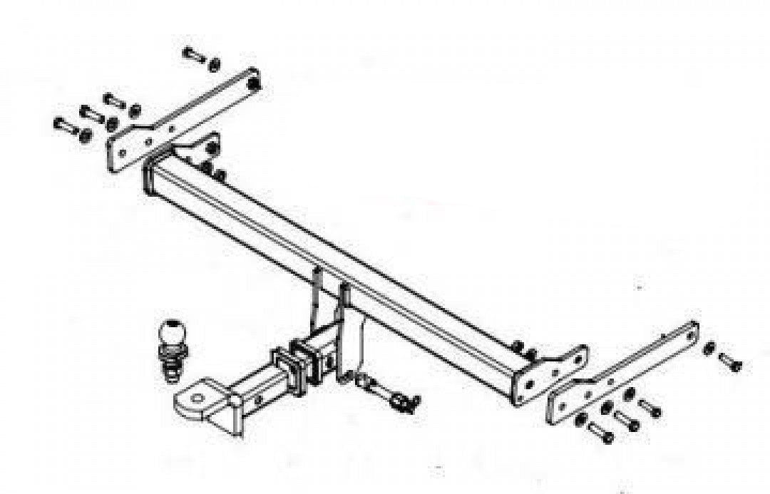 Trailboss - Towbar Suited For Volkswagen Passat Sedan/Wagon B8 (2015 Onwards) -…