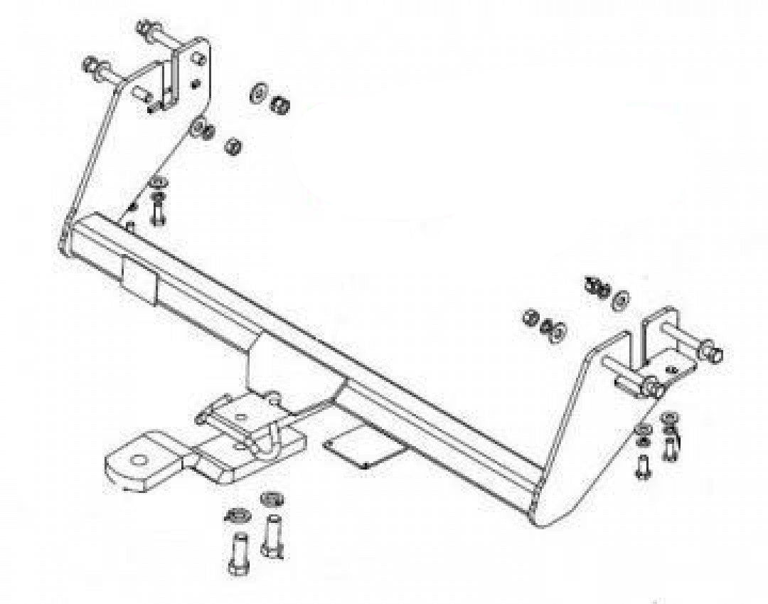 Trailboss - Towbar Suited For Mitsubishi Lancer Sedan/Sportback (2007 - 2011)