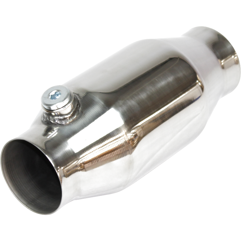 UNIVERSAL CATALYTIC CONVERTER - Petrol Euro II, 2-1/4", CPSI 50, Polished