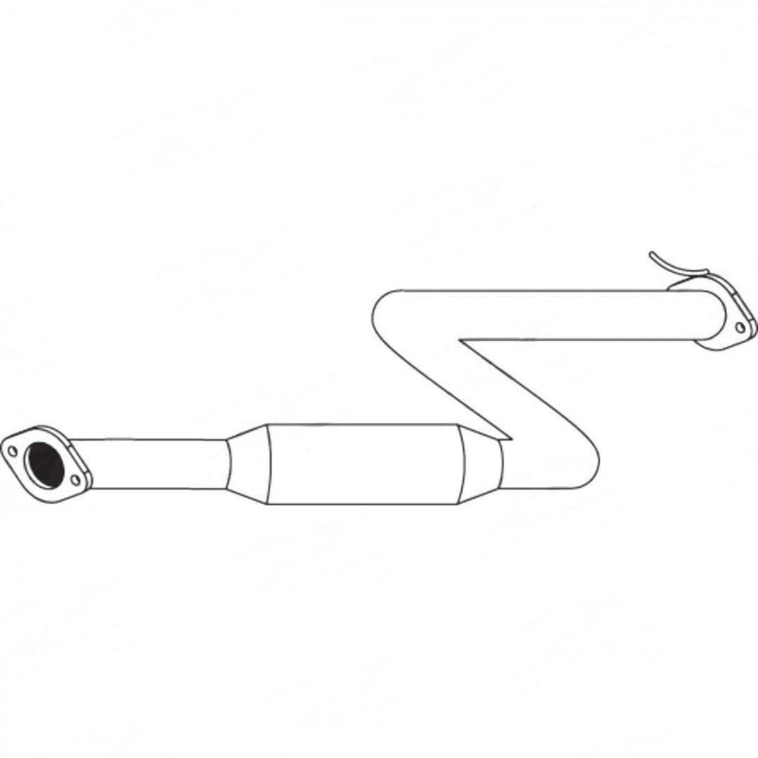 Standard Replacement - KIA Credos K9A (1996 - 2001) Sedan (2.0L) Centre Muffler