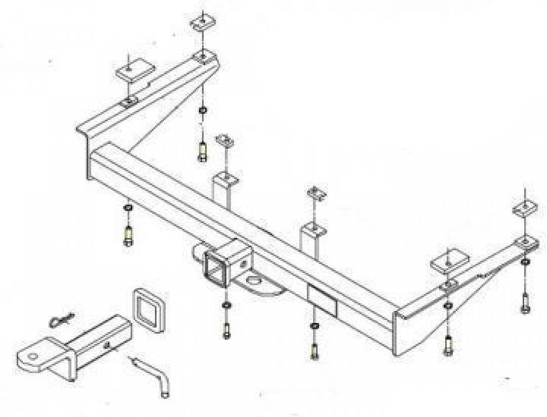 Trailboss - Towbar Suited For Nissan Patrol Cab Chassis GQ/GU (1992 Onwards)