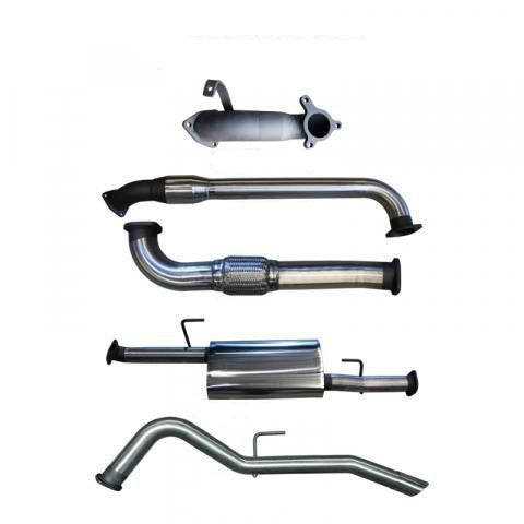 Manta | 3″ Turbo Back Exhaust System with Cat & Rear Tailpipe | Nissan Navara D40 2.5L Turbo Diesel Manual Ute 2005–2007