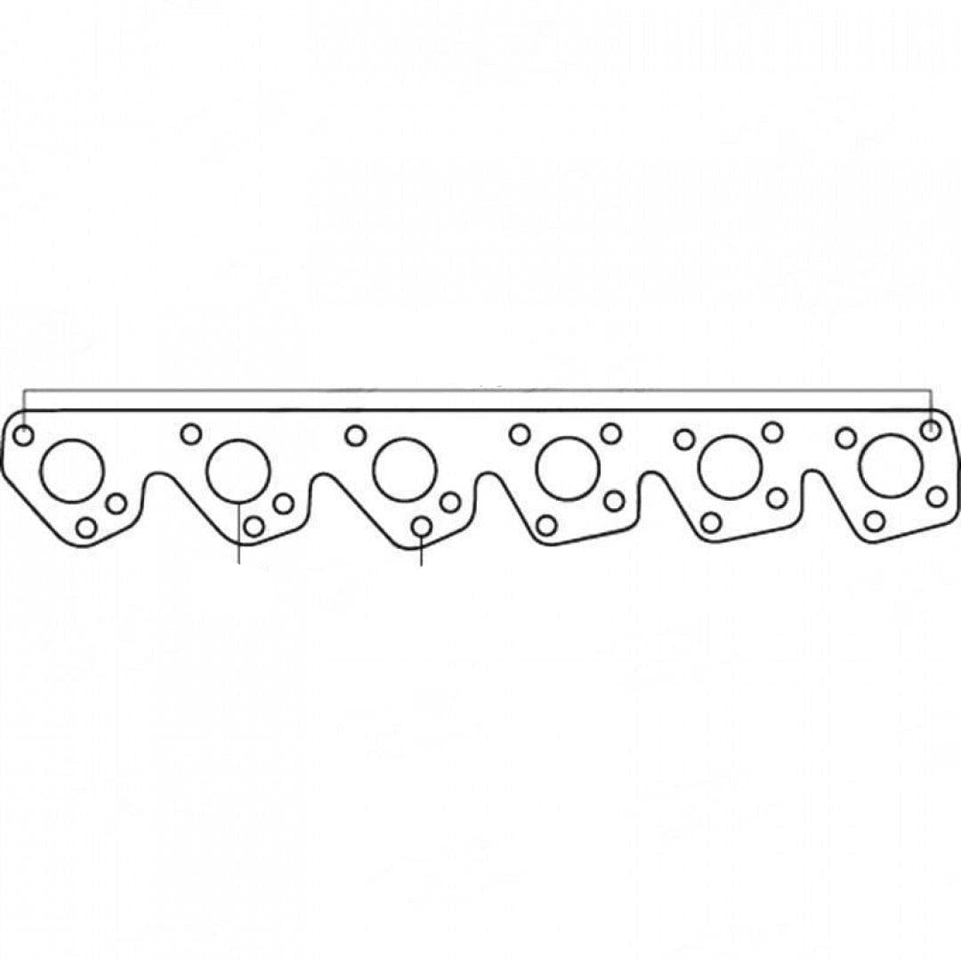 Ford XE-XF Falcon & ZK-ZL Fairlane 3.3L & 4.0L, 6 Cylinders, Suits Iron & Alloy - Exhaust Manifold Gasket