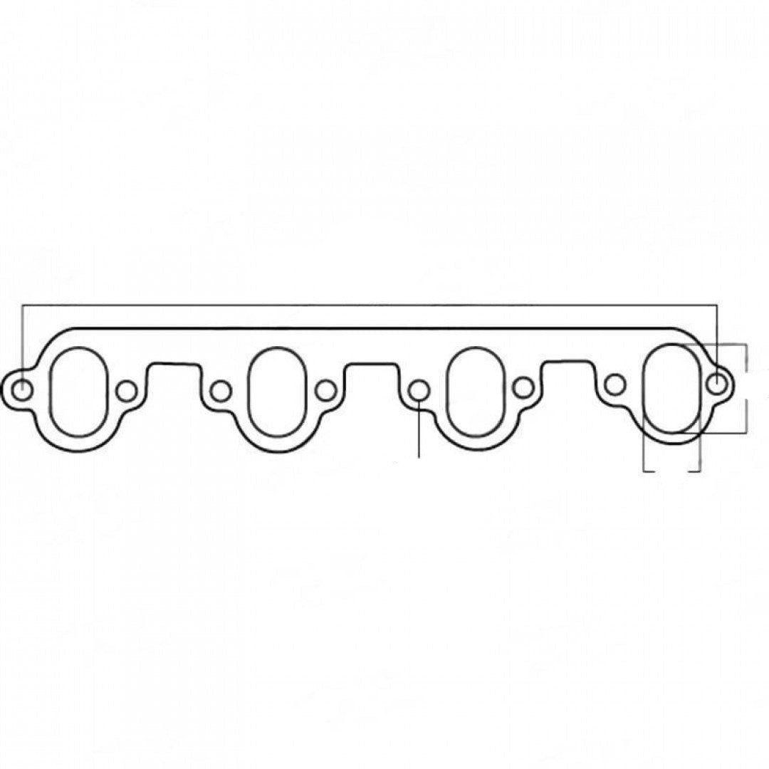 Exhaust Manifold Gasket - Ford XA-XF Falcon 460, (2 Gaskets Required)