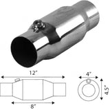 UNIVERSAL CATALYTIC CONVERTER - Petrol Euro II, 2-1/2", CPSI 100