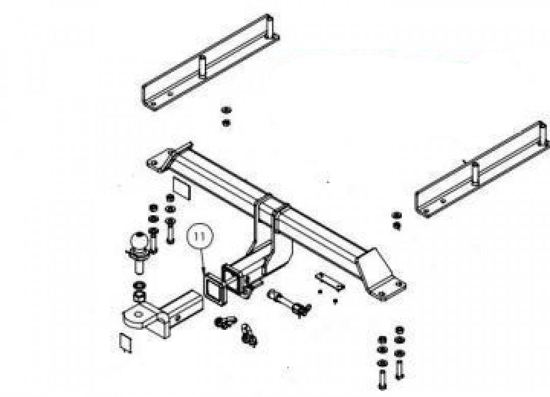 Trailboss - Towbar Suited For Audi A4 Sedan/Wagon B8 (2012 Onwards)