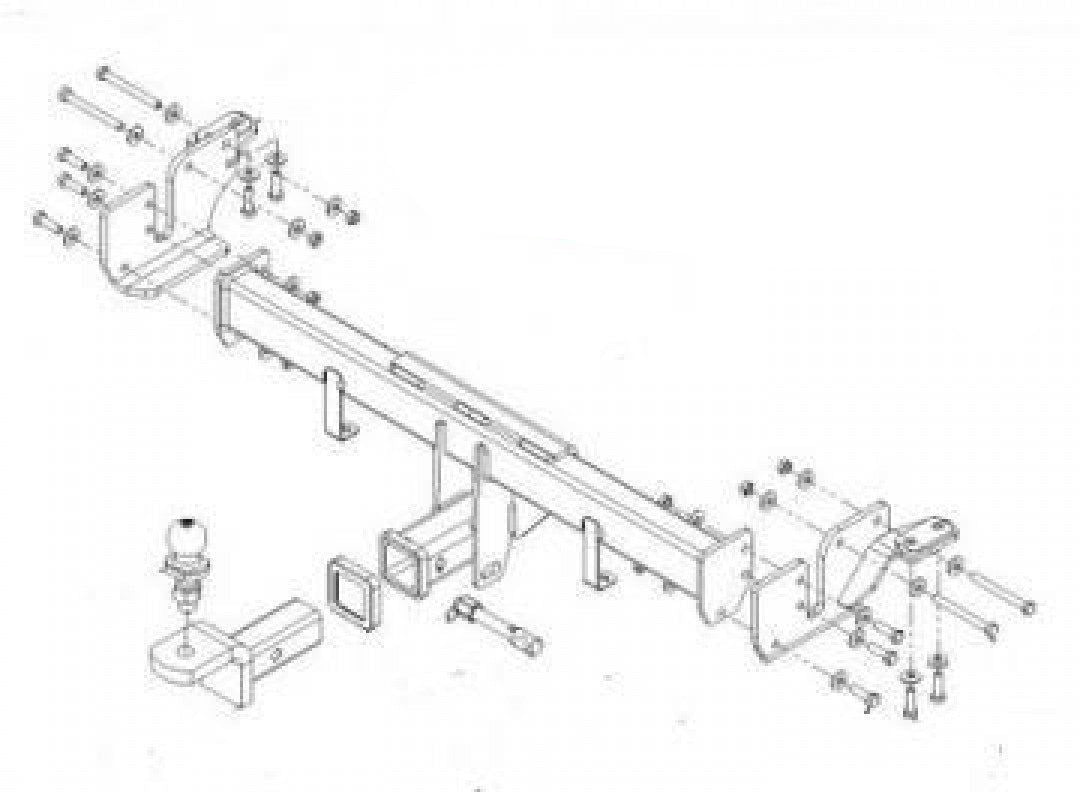 Trailboss - Towbar Suited For Mitsubishi Eclipse SUV Cross YA 5D (2017 Onwards)