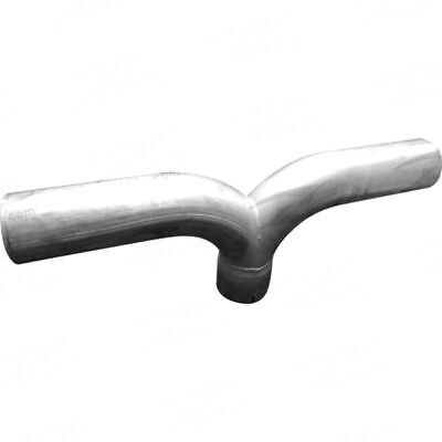 Y-Piece - 4" In, 2 x 4" Out, Aluminised