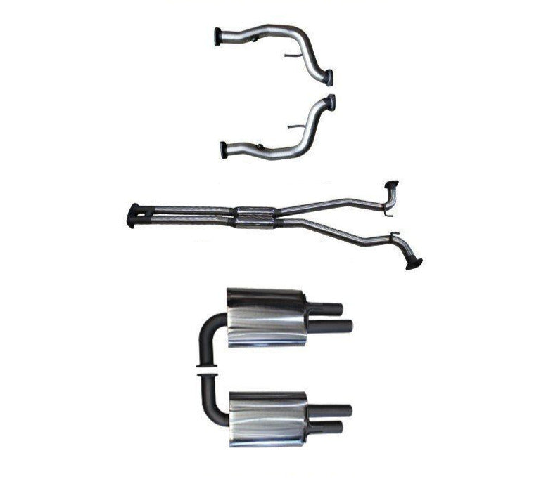 Manta | Twin 2.5″ Cat Back Exhaust with Hotdog & Muffler | HSV VE E3 Clubsport GTS 6.2L V8 Sedan Wagon 2010–2013
