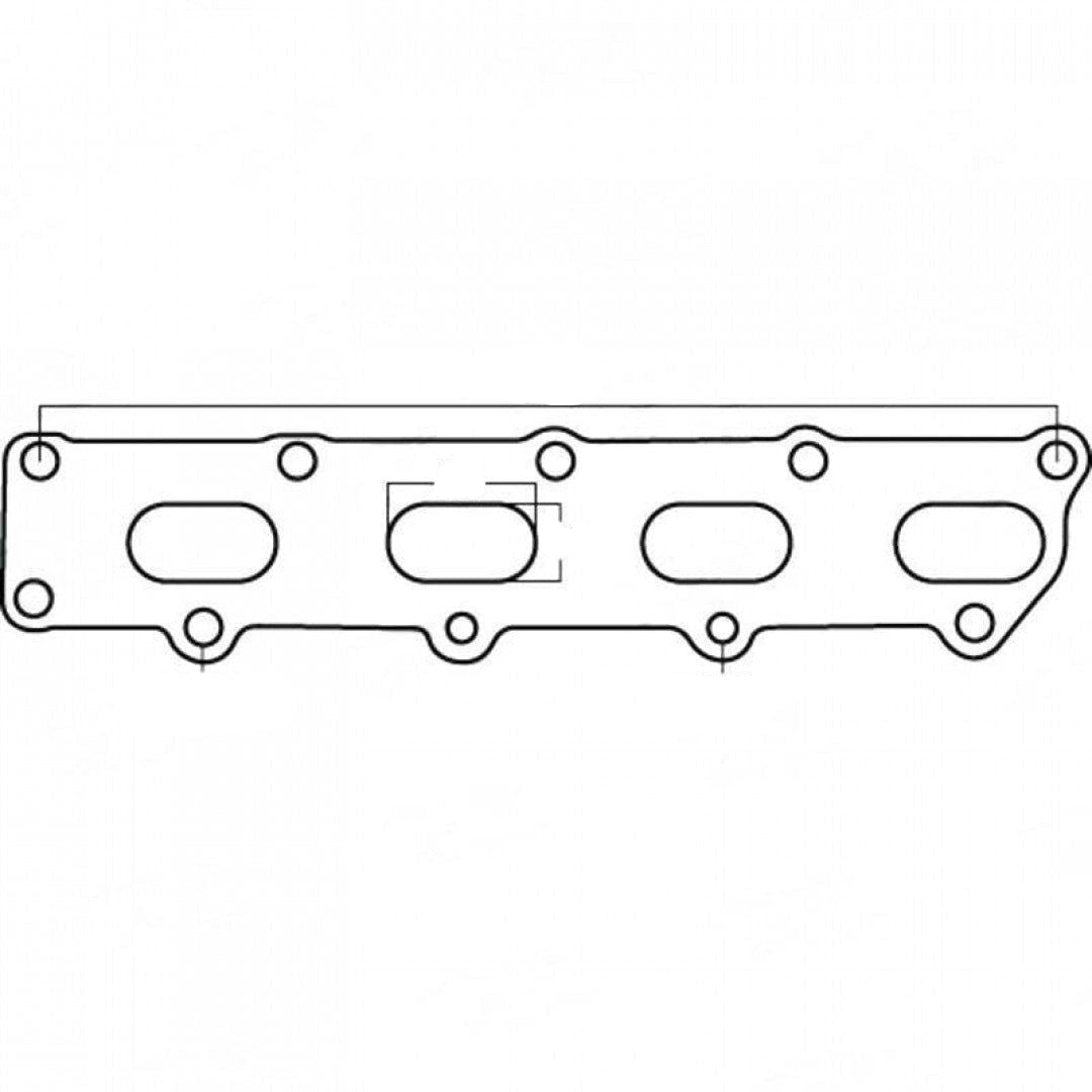 Holden JR Vectra 2.0L & TS Astra 2.2L, DOHC Ecotec, Year 1997-on - Exhaust Manifold Gasket