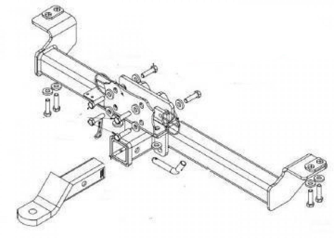 Trailboss - Towbar Suited For Toyota Prado 120 (2003 - 2009)