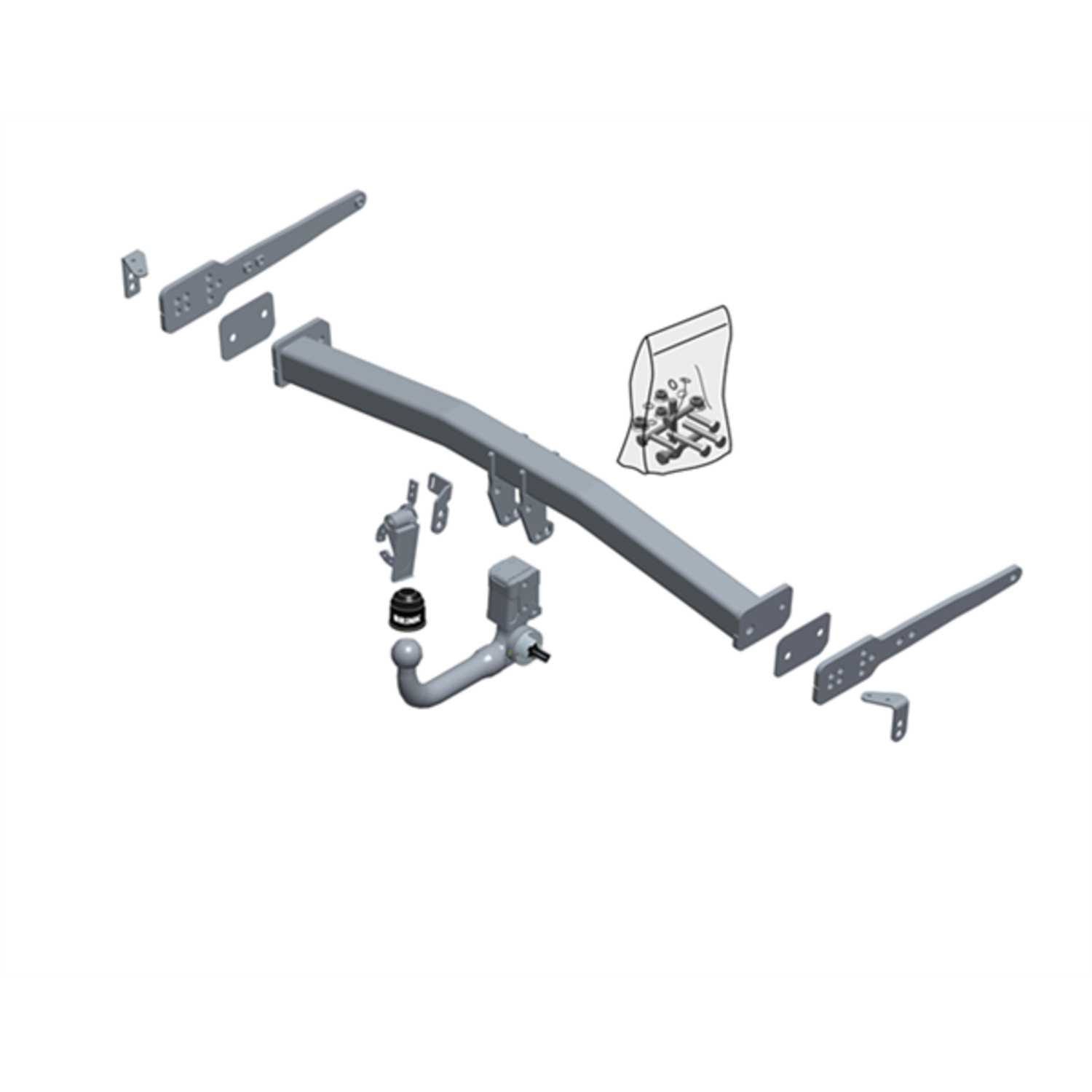 BRINK - Volkswagen Tiguan (2016 - on), Volkswagen Tiguan (2007 - 2015), Volkswagen Tiguan Allspace (2017 - on), Audi Q3 (2011 - on), Cupra Formentor (2020 - on) European Towbar