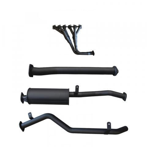 Manta | 2.5″ Full Exhaust System with Extractors | Nissan Patrol GQ 4.2L TD42 Diesel & TB42 Petrol Leaf Spring Ute 1988–1999