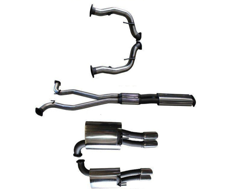 Manta | Twin 3″ Cat Back Exhaust with Mufflers | Holden Commodore VE VF V8 Ute & HSV Maloo 2007–2017