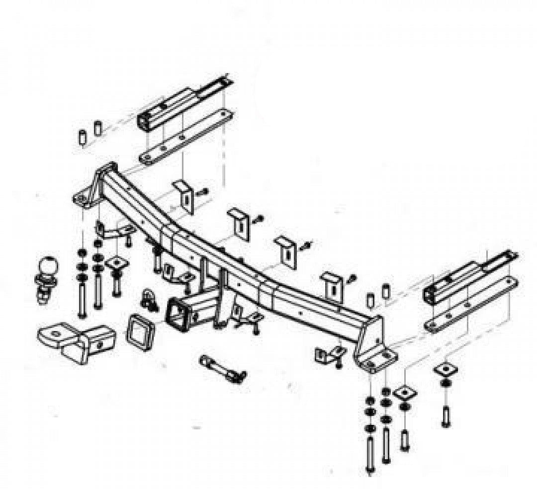 Trailboss - Towbar Suited For Volkswagen Caddy (2005 Onwards)