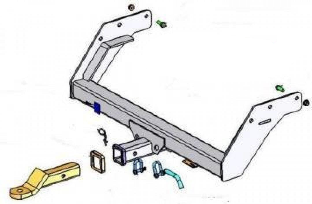 Trailboss - Towbar Suited For Ford Ranger Tub Body 2WD/4WD (2006 - 2011) - Defa…
