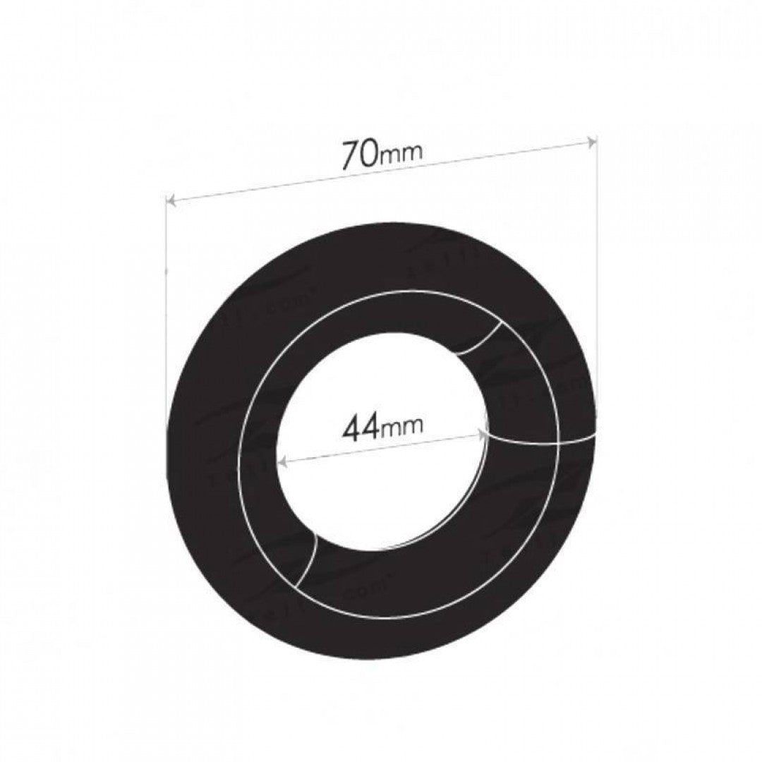 Exhaust Rubber - Universal Ring Rubber Inside Diameter (44mm), Outside Diameter (70mm), Soft
