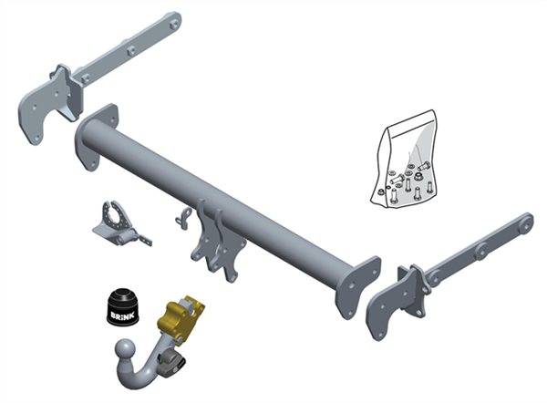 BRINK - Subaru Outback BS Series Wagon (2014 - 2019) Towbar