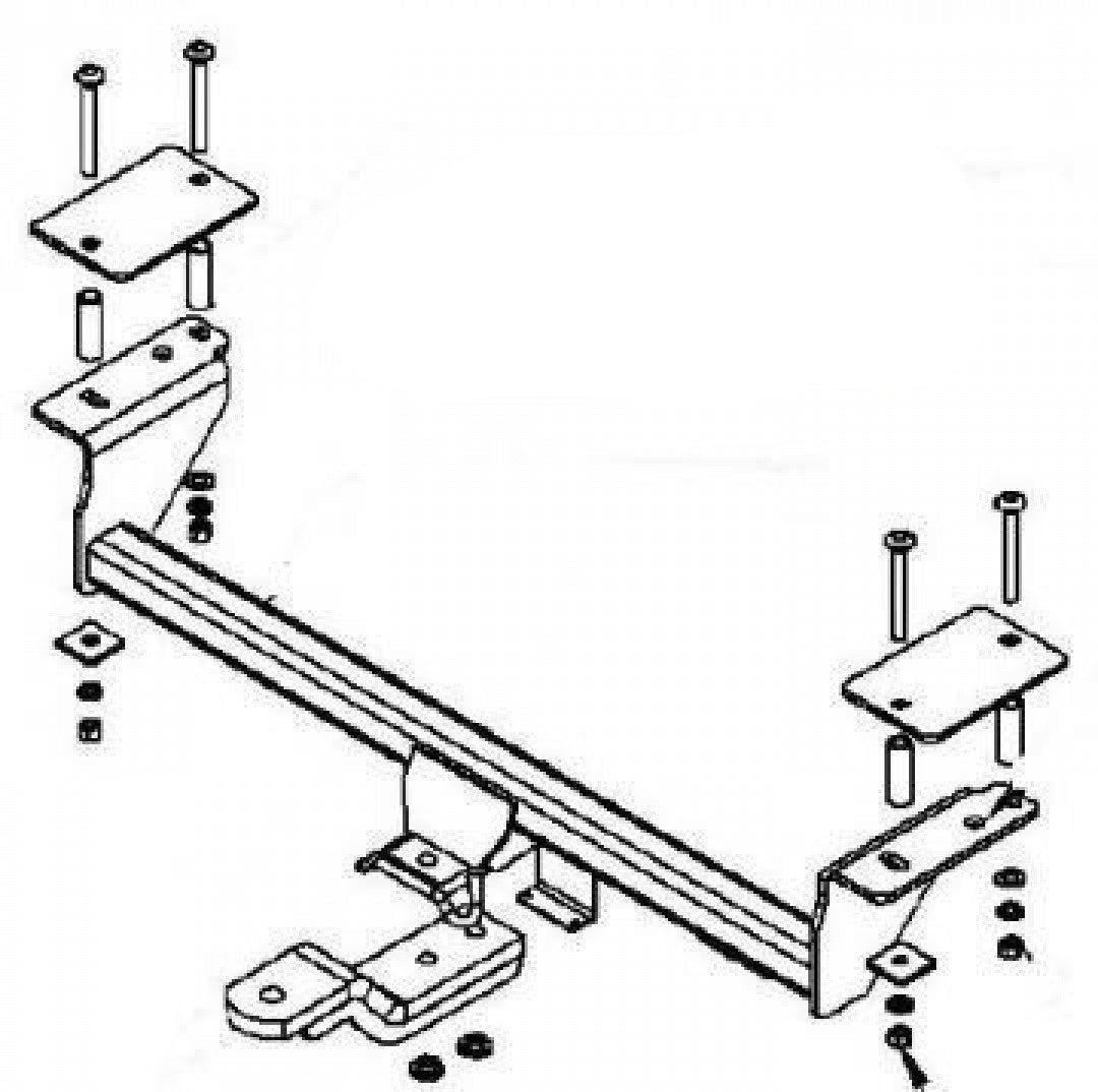 Trailboss - Towbar Suited For Nissan Dualis SUV J10 (2007 - 2014)
