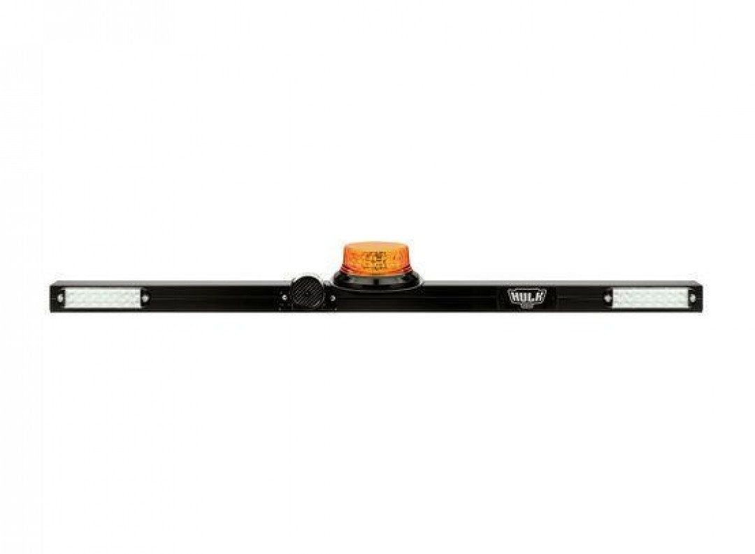 Hulk 4X4 - MINEBAR 1275mm 12/24v W/AMBER LED BEACON, 97db ALARM & 2xLED