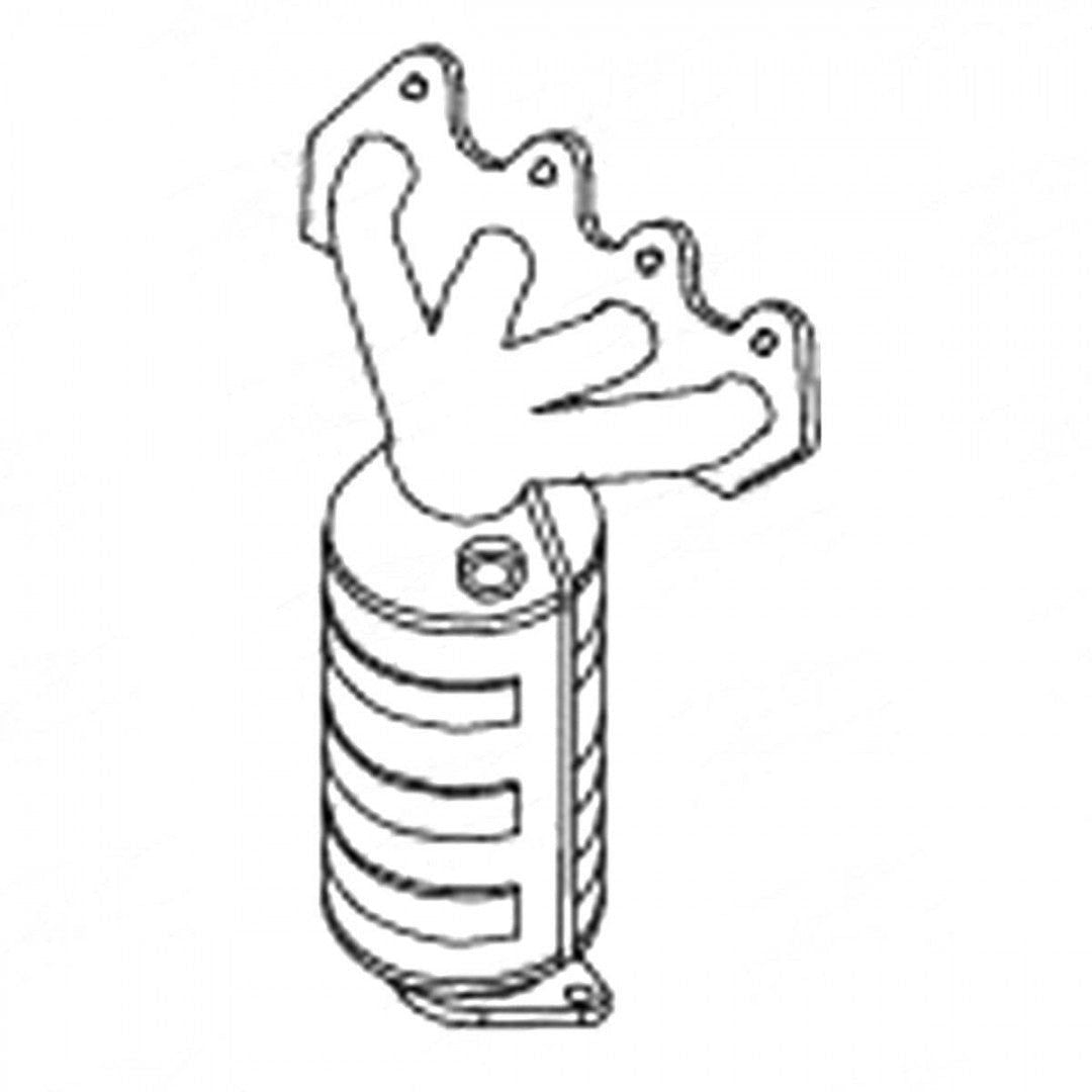 Redback Enviro Catalytic Converter - Mitsubishi Lancer CG CH CJ (2003 - 2006) Sedan (2.0L) Ma… (Manifold CAT)