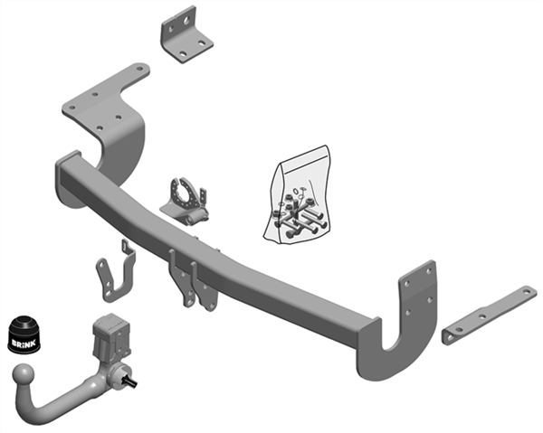 BRINK - Renault Koleos (2017 - on), Nissan X-Trail (2017 - 2022) European Towbar