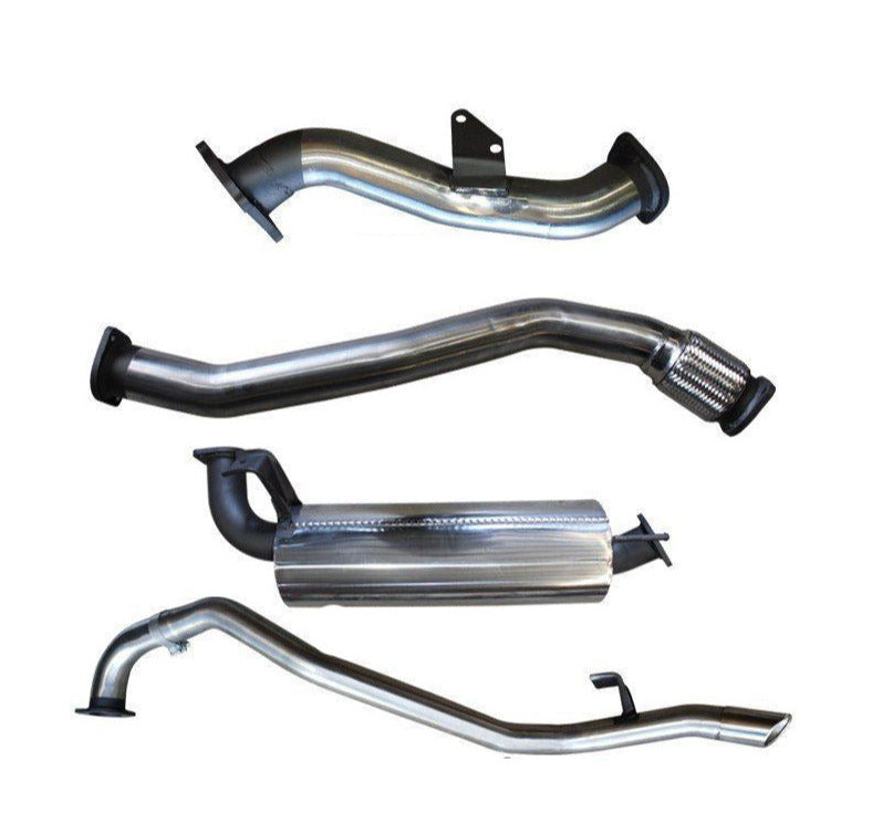 Manta | 3″ Turbo Back Exhaust System with Muffler | Toyota LandCruiser HDJ80 4.2L Turbo Diesel Wagon 1990–1997