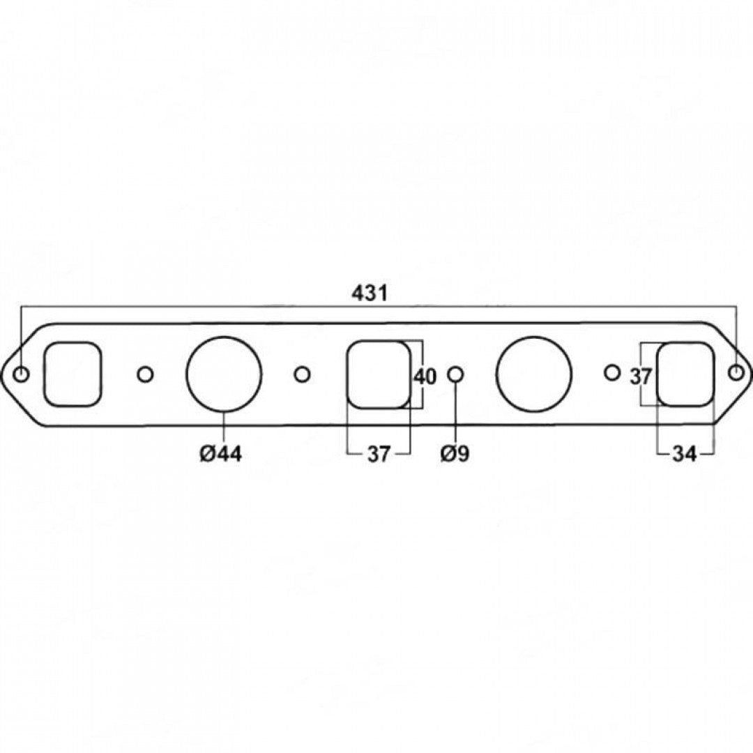 MG MGB 1800 - Exhaust Manifold Gasket