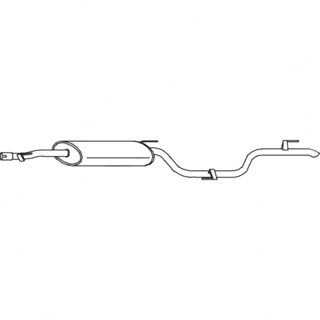 Standard Replacement - Mercedes-Benz Vito (1999 - 2003) Van (2.2L) Rear Muffler…
