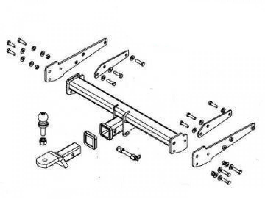 Trailboss - Towbar Suited For Volkswagen Transporter T6 (2015 Onwards)