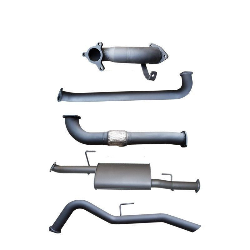 Manta | 3″ Turbo Back Exhaust System Without Cat & Rear Tailpipe | Nissan Navara D40 2.5L Turbo Diesel Manual Ute 2005–2007