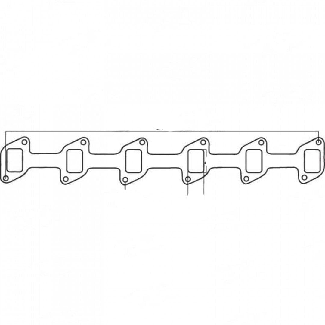 Toyota Land Cruiser HJ45 & HJ60, Toyota 2H 3980cc, Diesel - Exhaust Manifold Gasket