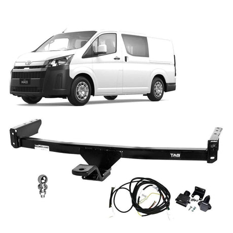 TAG | Std Duty TLP Towbar & Direct Fit Wiring Kit | Toyota Hiace Commuter Bus 2004–2019 | T9T008-K201