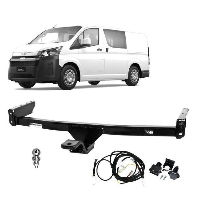 TAG | Std Duty TLP Towbar & Direct Fit Wiring Kit | Toyota Hiace Commuter Bus 2004–2019 | T9T008-K201