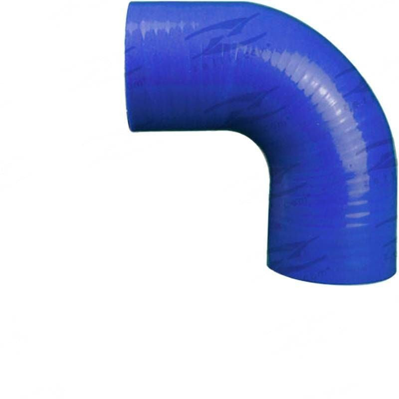 Silicone Hose - Inside Diameter 4" Inch (101mm), Blue, 90 Bend