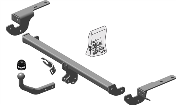 BRINK - Peugeot 307 (2000 - 2007), Citroen C4 (2004 - 2011), Peugeot 308 (2007 - 2011) European Towbar