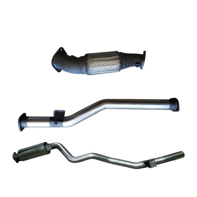 Manta - Toyota VDJ76 V8 Wagon 3in Without Cat, Rear Muffler