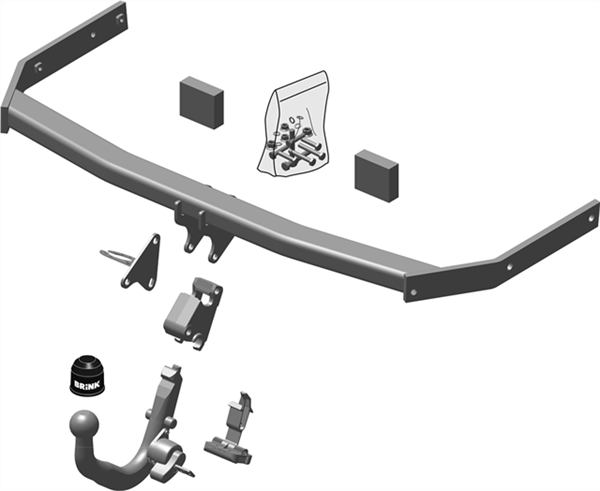 BRINK - Skoda Yeti (2009 - on) European Towbar