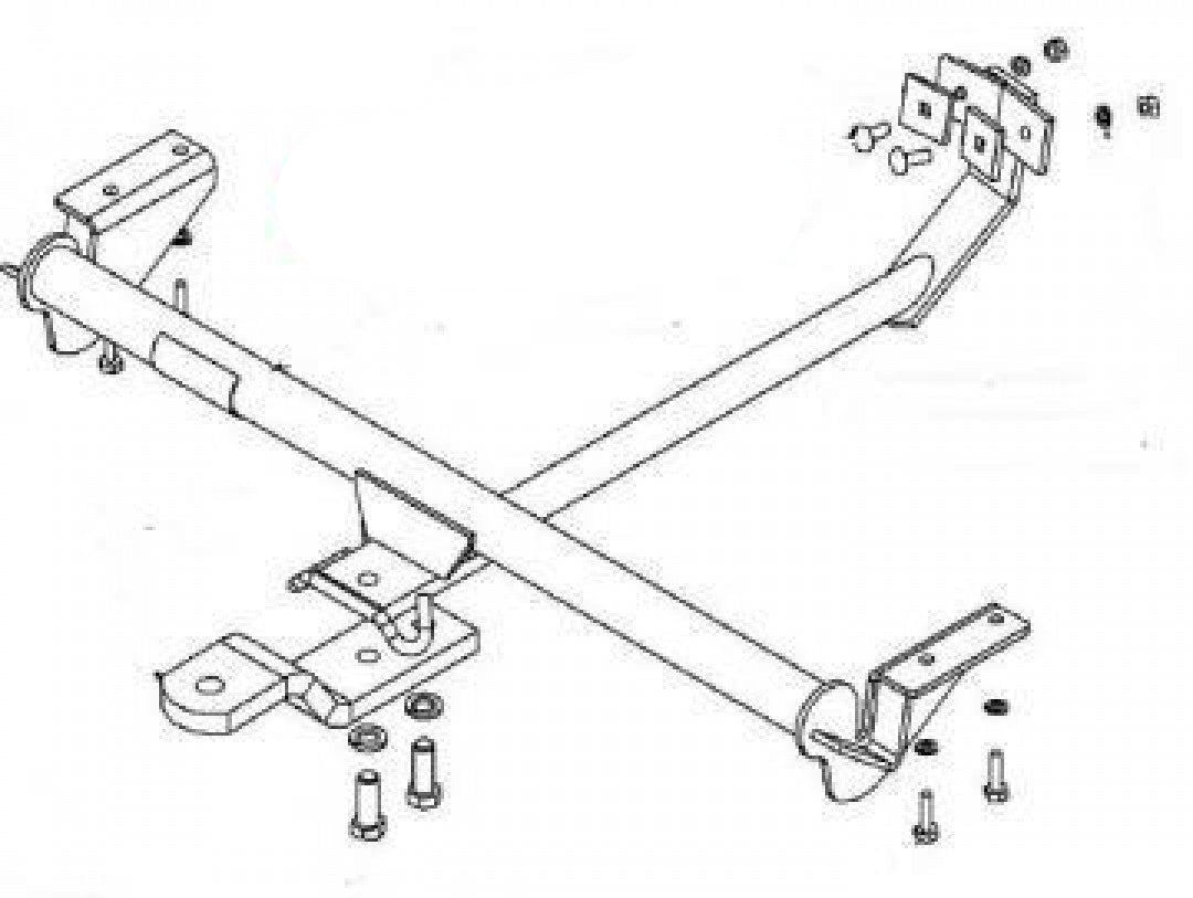 Trailboss - Towbar Suited For Toyota Echo Sedan 4D (1999 - 2003)