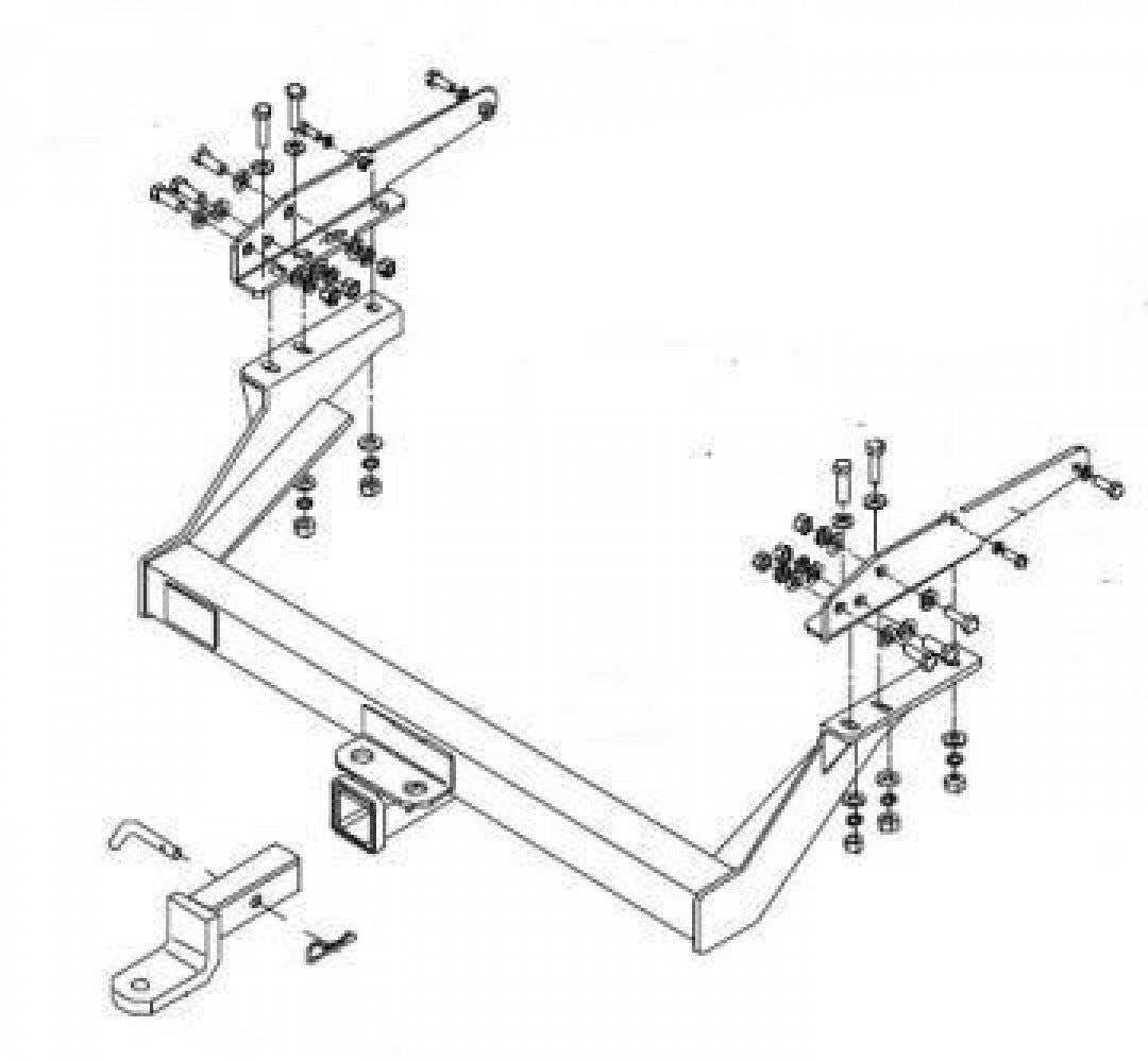 Trailboss - Towbar Suited For Nissan Navara D22 2WD/4WD (1985 - 2005)