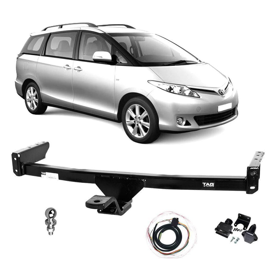 TAG - Toyota Tarago/Estima ACR50R, GSR50, GSR50W (2006 - 2019) Standard Duty Towbar & Universal Wiring Kit
