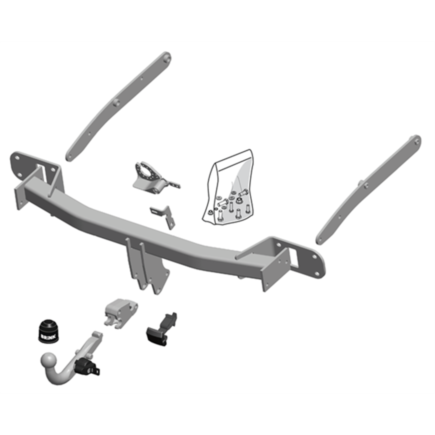 BRINK - Mercedes-Benz GLK-Class (12/2008 - 05/2012) European Towbar