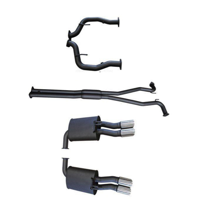 Manta | Twin 2.5″ Cat Back Hotdog/Muffler | Holden Commodore VE & VF Ute V8 6.0L 6.2L & 3.6L SIDI, HSV Maloo 2007–2017